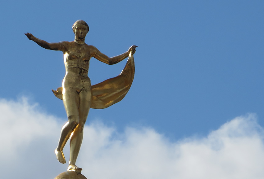 the statue of Fortuna, Charlottenburg Schloss, Berlin