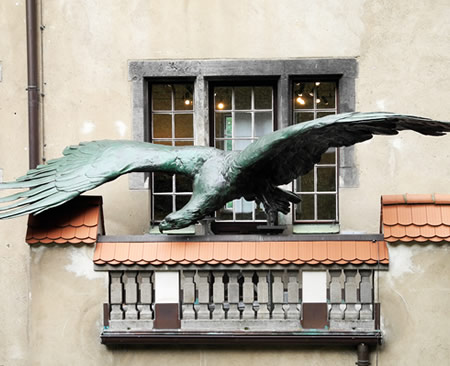 Bronze eagle that once formed part of the National Kaiser Wilhelm Monument, Berlin