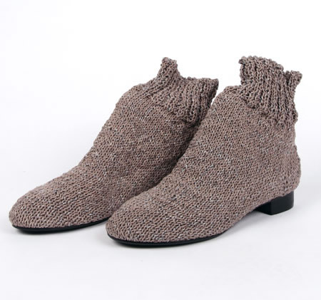 Bless Berlin's knitted sock-shoes