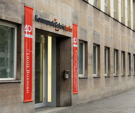 The Kommunale Gallery, Berlin, which also includes an art lending library