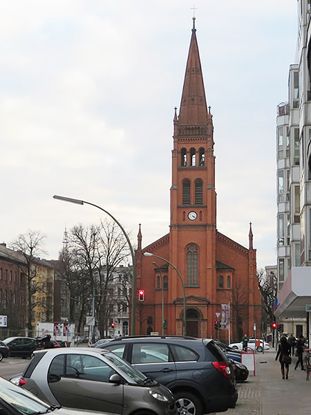 Berlin's Church of the 12 Apostles is rather unusual