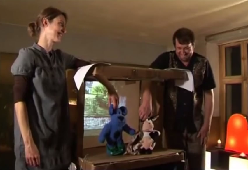 Berlin's alternative sights - a soap opera performed with cuddly toys in a cardboard box!