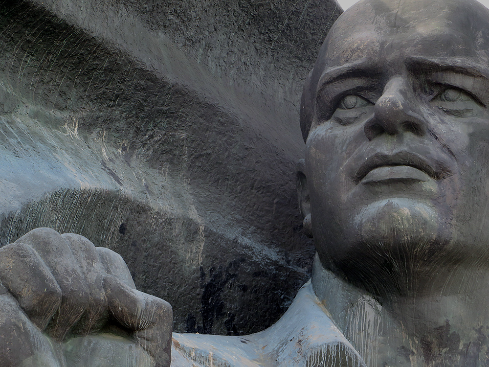The magnificent monument to Ernst Thalmann is one of Berlin's most spectacular remnants of the ex-GDR