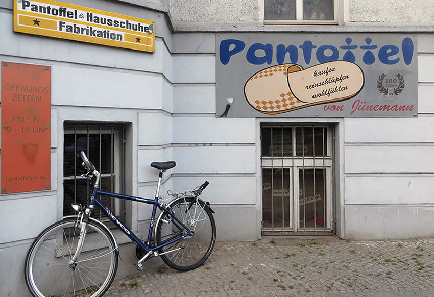 This tiny basement store and workshop has been producing felt slipper for over a century