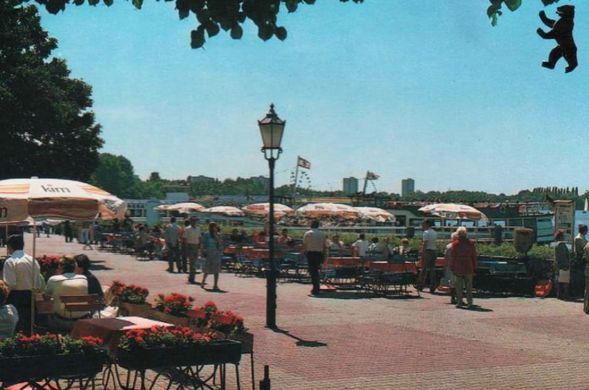 Vintage view of Tegel's Greenwich Promenade, Berlin