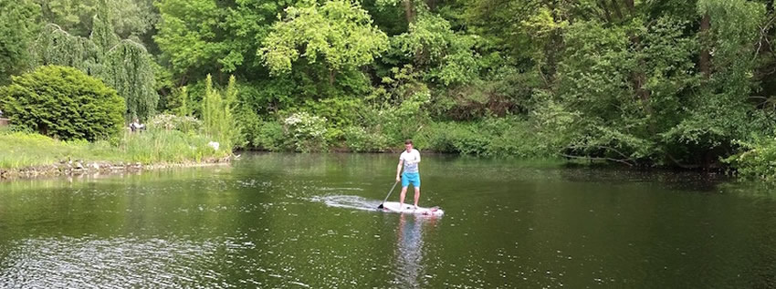 Berlin summer activities: stand up paddleboarding