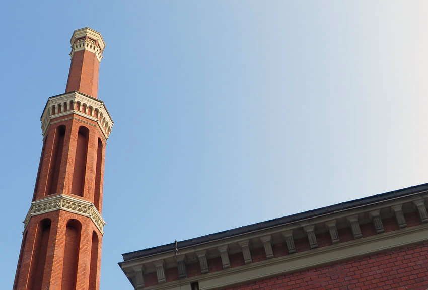 The tower of Radialsystem III - a Kreuzberg relic of Berlin's industrial past