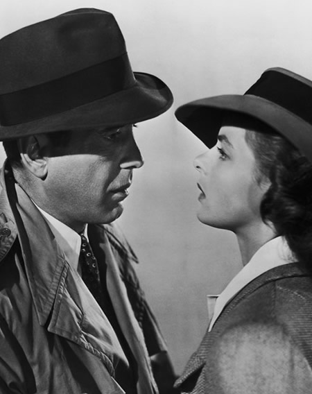 Bogart and Bergman in Casablanca play it again on Saturday nights at Berlin's Lichtblick Kino