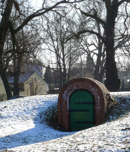 Berlin's oldest ice cellar (Eiskeller) in Dahlem Dorf village