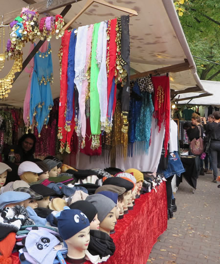 An oriental bazaar in Berlin - the Turkish Market in Kreuzberg