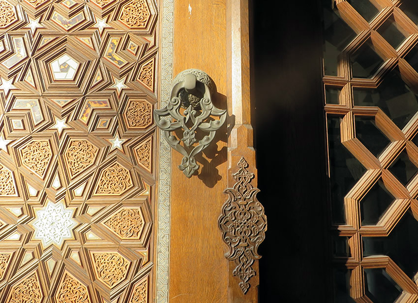 An architectural highlight: traditional Islamic craftsmanship adorning Berlin's beautiful Sehitlik Mosque