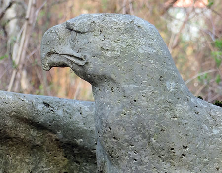 Sculptures and stonework abandoned in Berlin