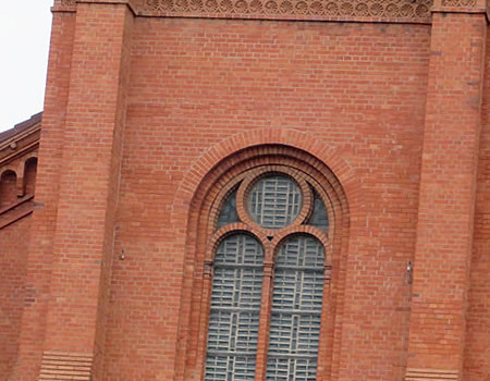 Church windows with a secret to tell, Berlin