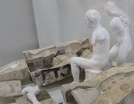 Berlin's historic plaster casting workshop