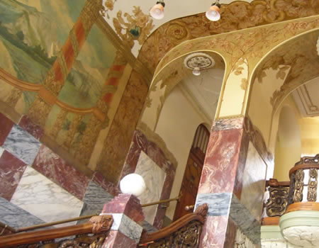 A historic 19th century interior, Berlin