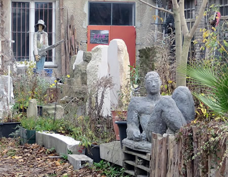 A historic industrial courtyard, Berlin