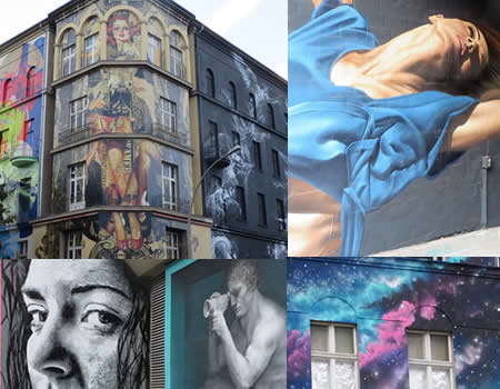 An amazing street gallery of the best in urban art