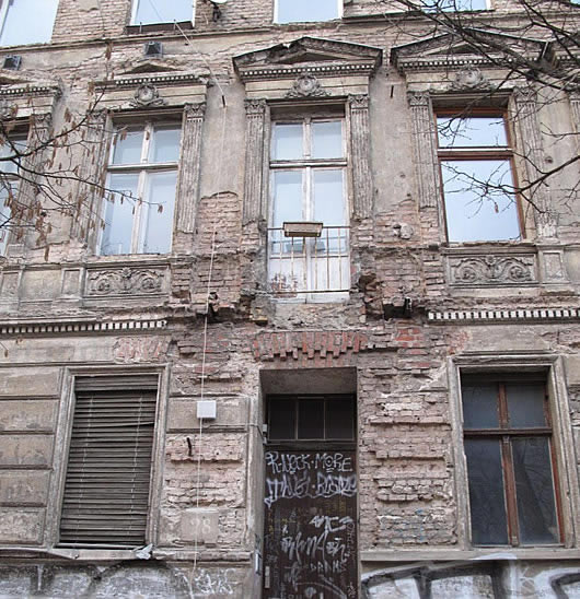 War damaged building, East Berlin