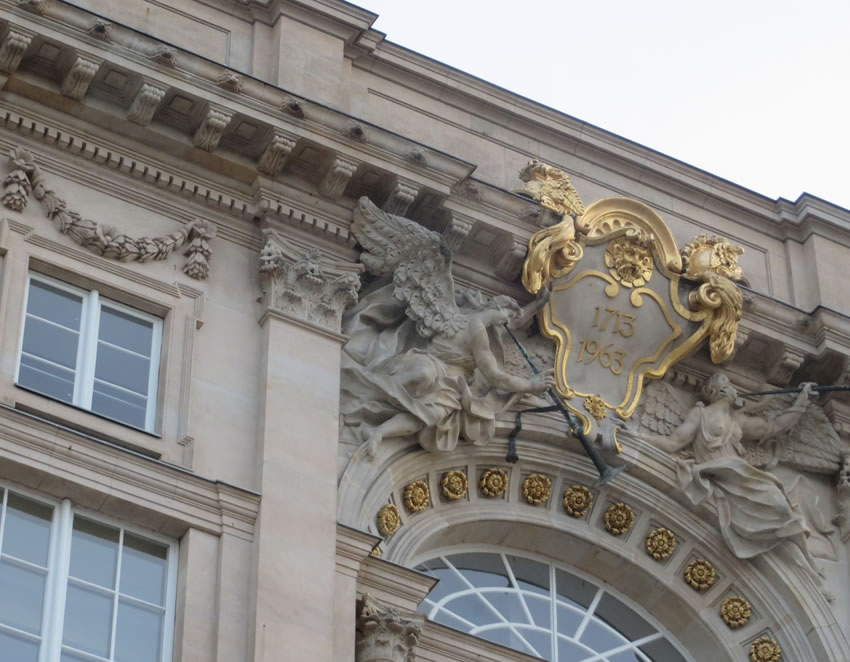 North portal of the Berlin city palace - the Liebknecht balcony