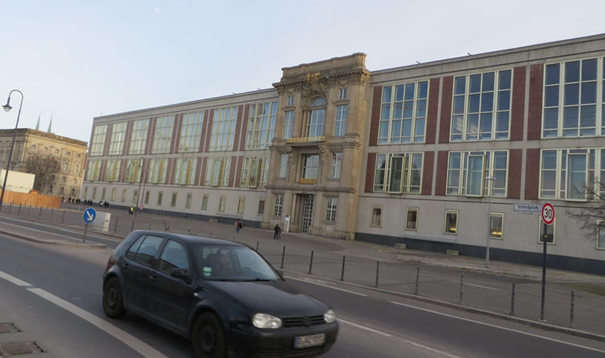 The Leibknecht balcony - remnant of the Stadtschloss