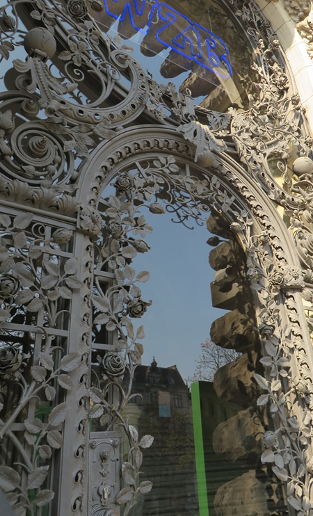 Elaborate iron entrance gates, Berlin