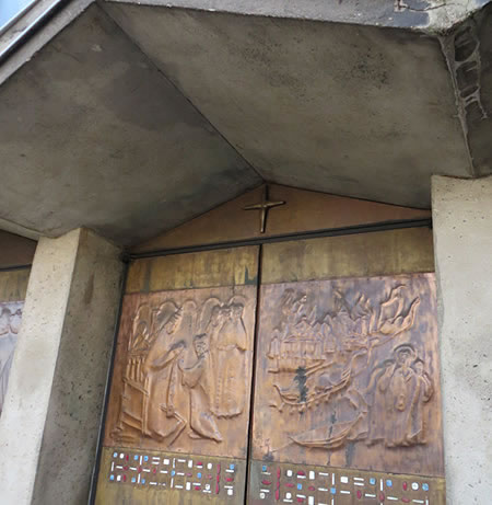 St Ansgar, Berlin, entrance doors