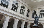 Impressive courtyard and entrance hall in a Berlin University faculty